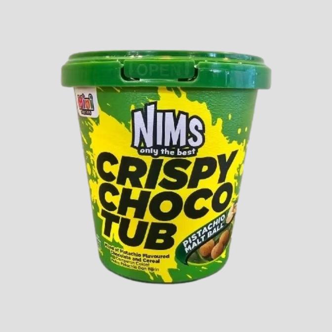 Nims Crispy Choco Tub 250g (Starberry with Strawberry Flavour Chocolate)