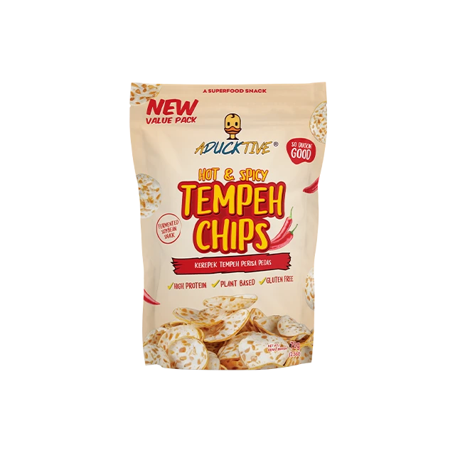 Aducktive Spicy Hot and Spicy Tempeh Crisp 70g