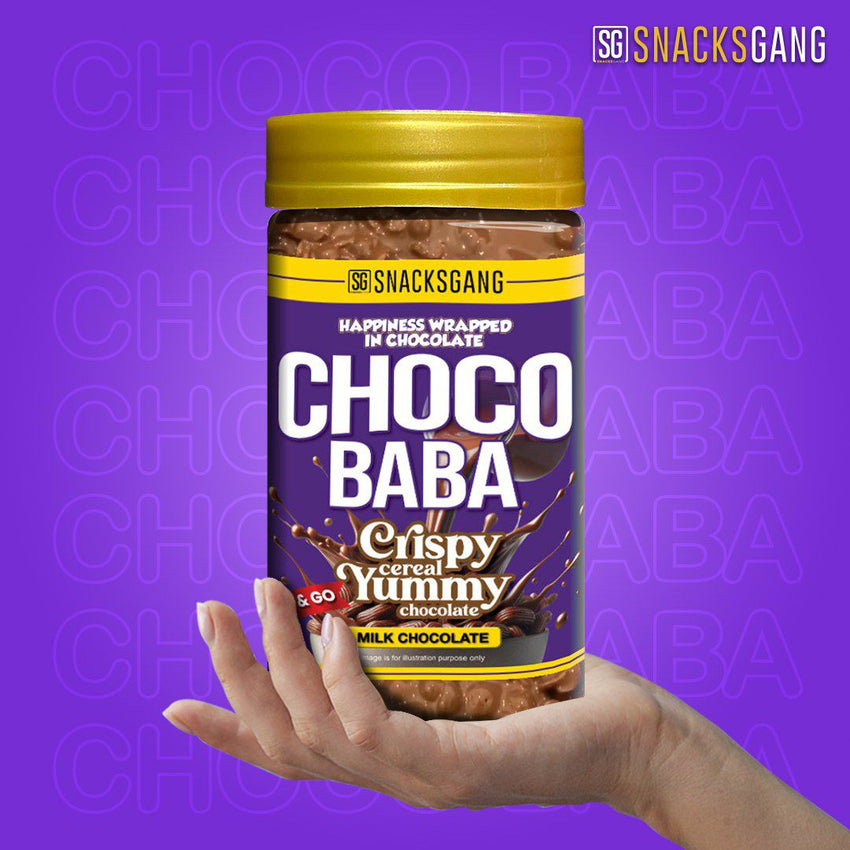 SnackGang (SG) Crispy Cereal Yummy Milk Chocolate